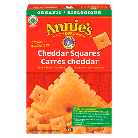 Annie's Cheddar Squares | Organic Snacks | Annie's Homegrown